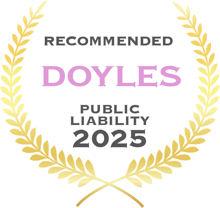Public Liability Recommended 2025 | Doyle's Guide recommended Law Firm | Macrossan & Amiet