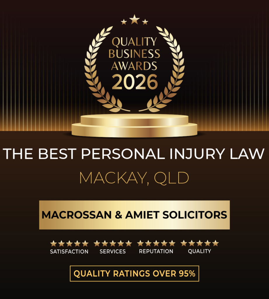 2026 1080 1200 Banner Macrossan Amiet Solicitors | Quality Business Awards — Recognising Excellence and Trust | Macrossan & Amiet